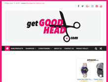 Tablet Screenshot of getgoodhead.com
